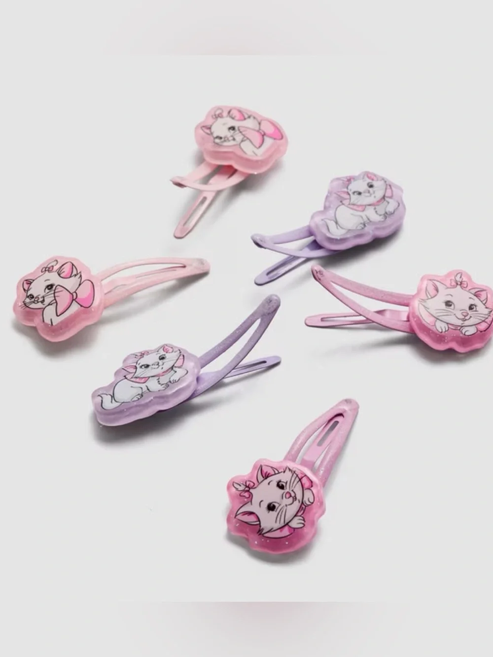 Disney Marie Cat Hair Clips - 6 Pack